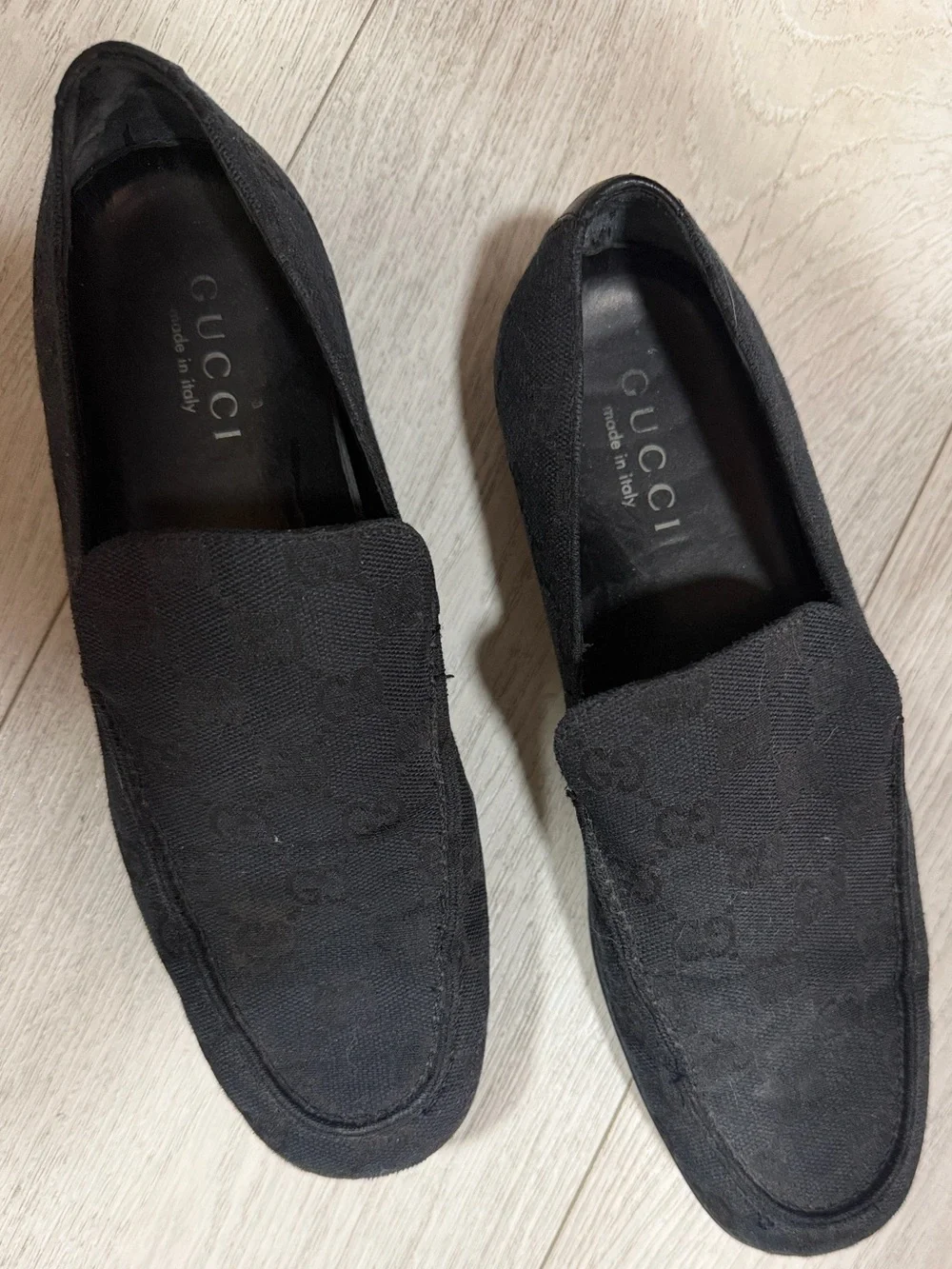 Women’s Slip-On Gucci Canvas Loafers
